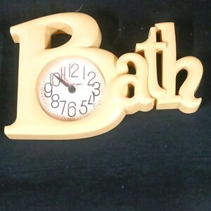vintage bathroom clock